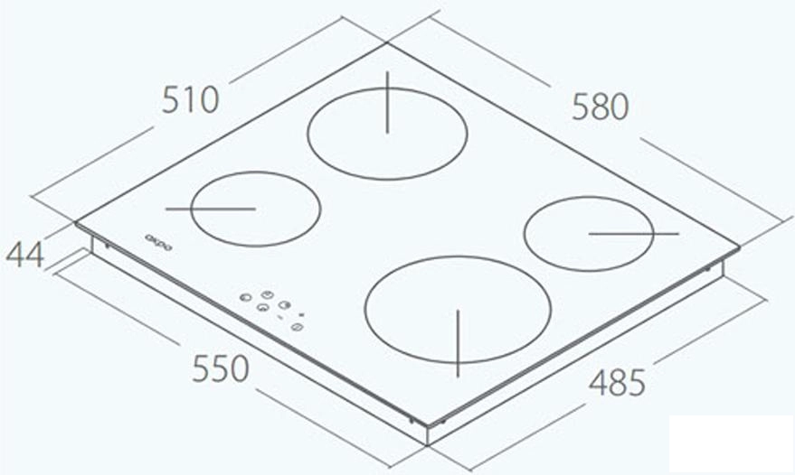 Варочная панель AKPO PKA 58 008