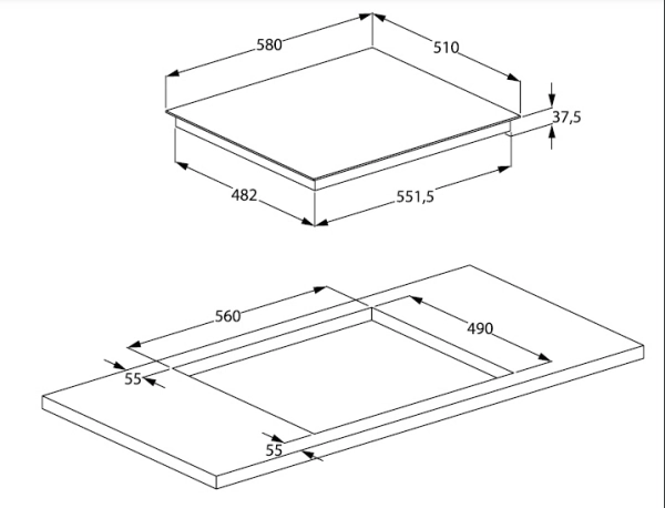Варочная панель Beko HIC 64402 T