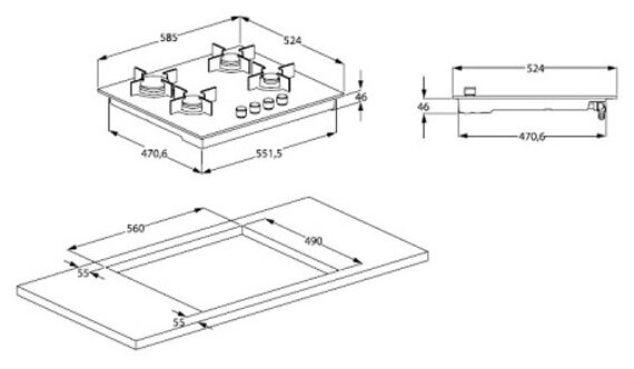 Варочная панель Beko HILW 64225 S