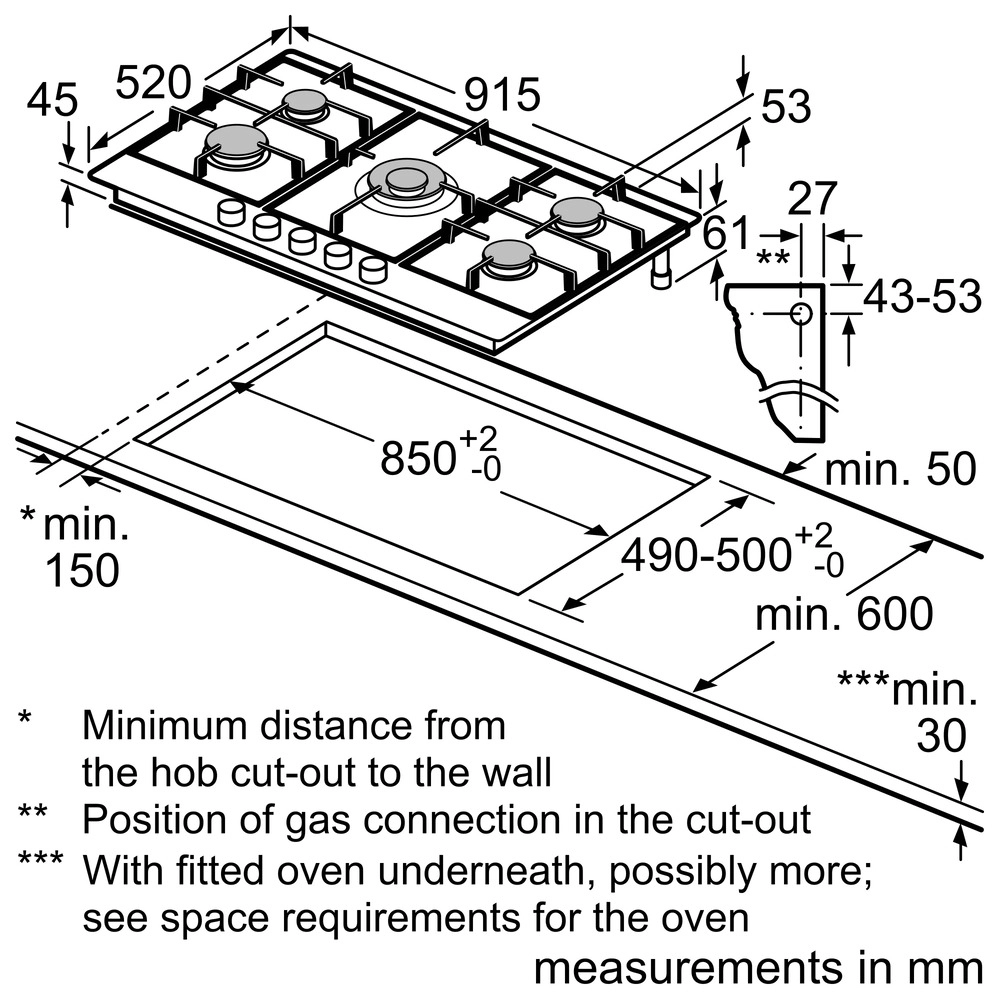 Варочная панель Bosch PCR9A5B90M