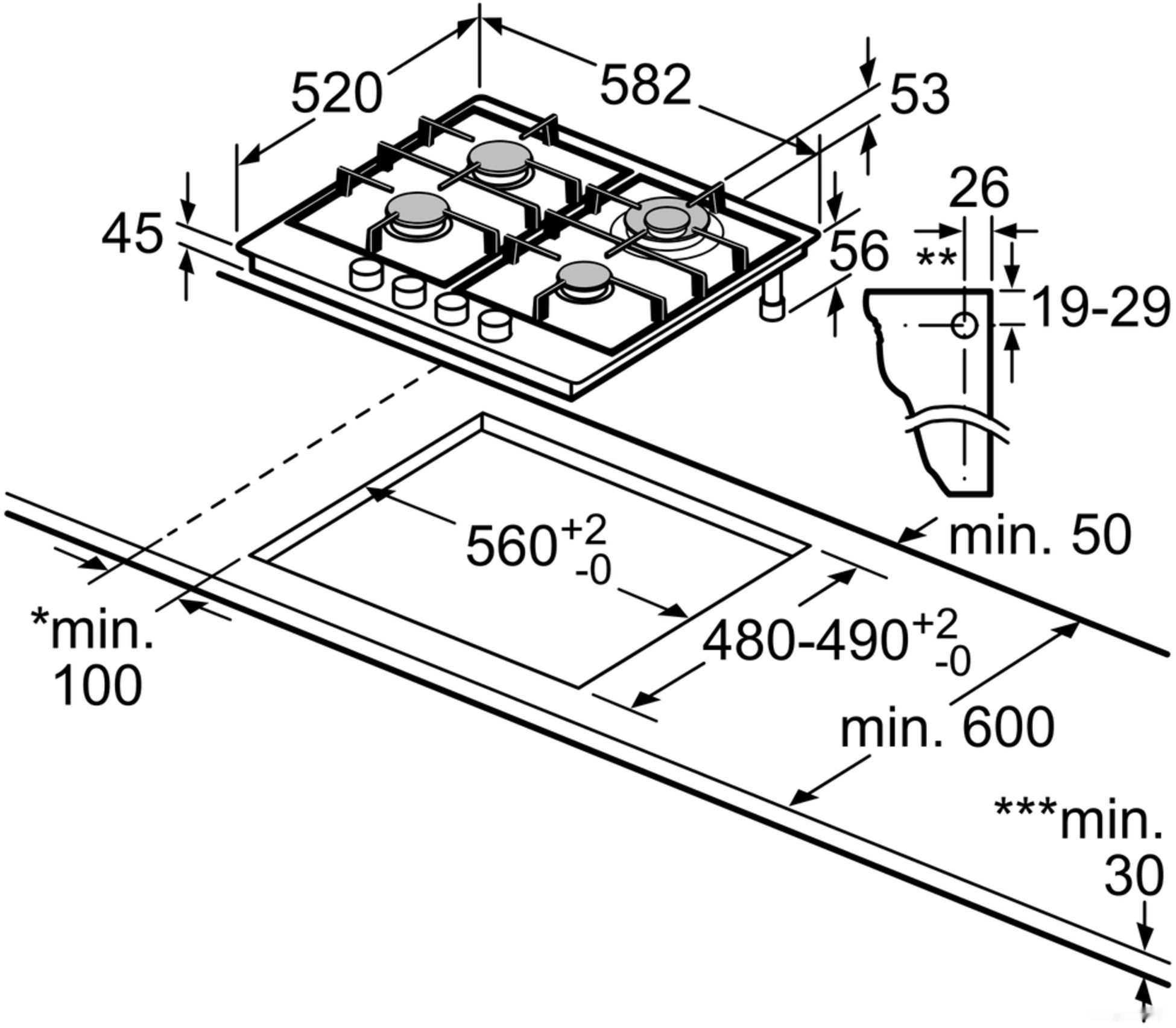 Варочная панель Bosch PGH6B5B90