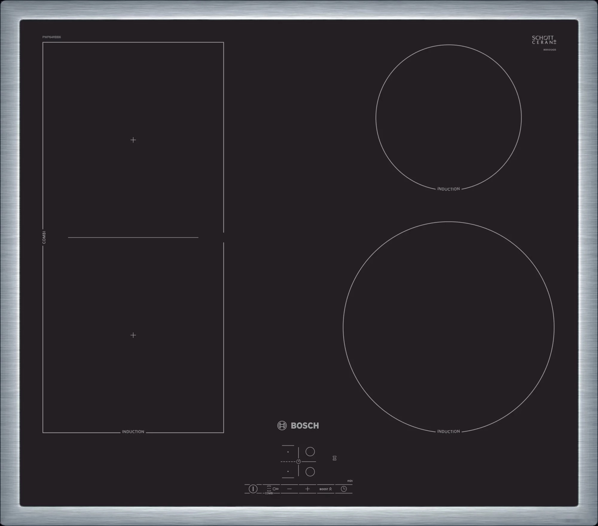 Варочная панель Bosch PWP64RBB6E