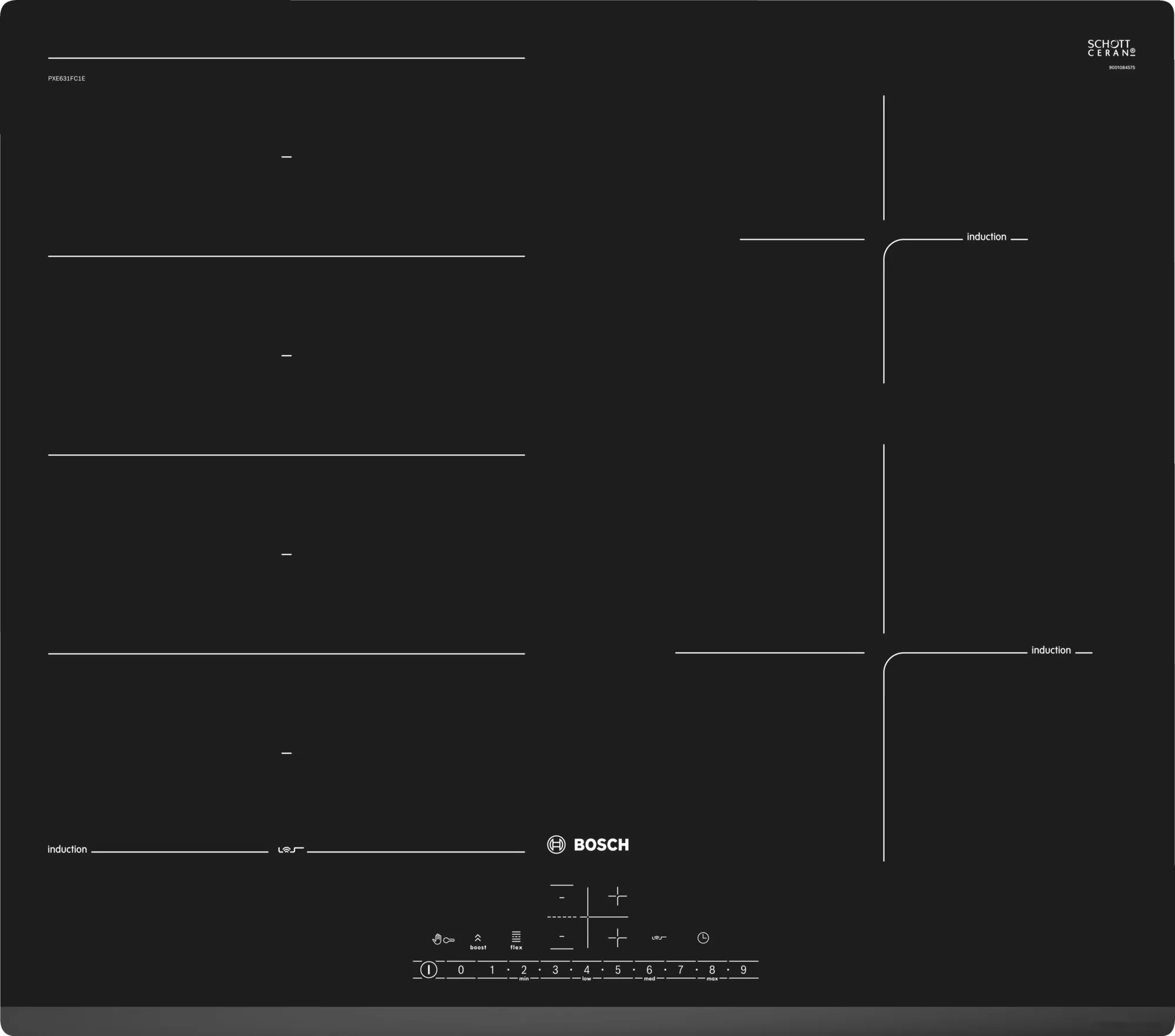 Варочная панель Bosch Serie 6 PXE631FC1E