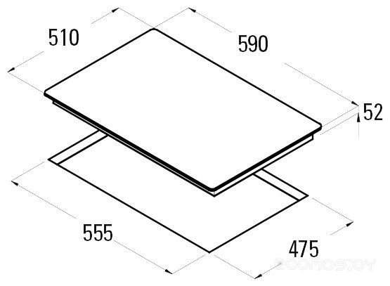 Варочная панель CATA CI 6021 BK