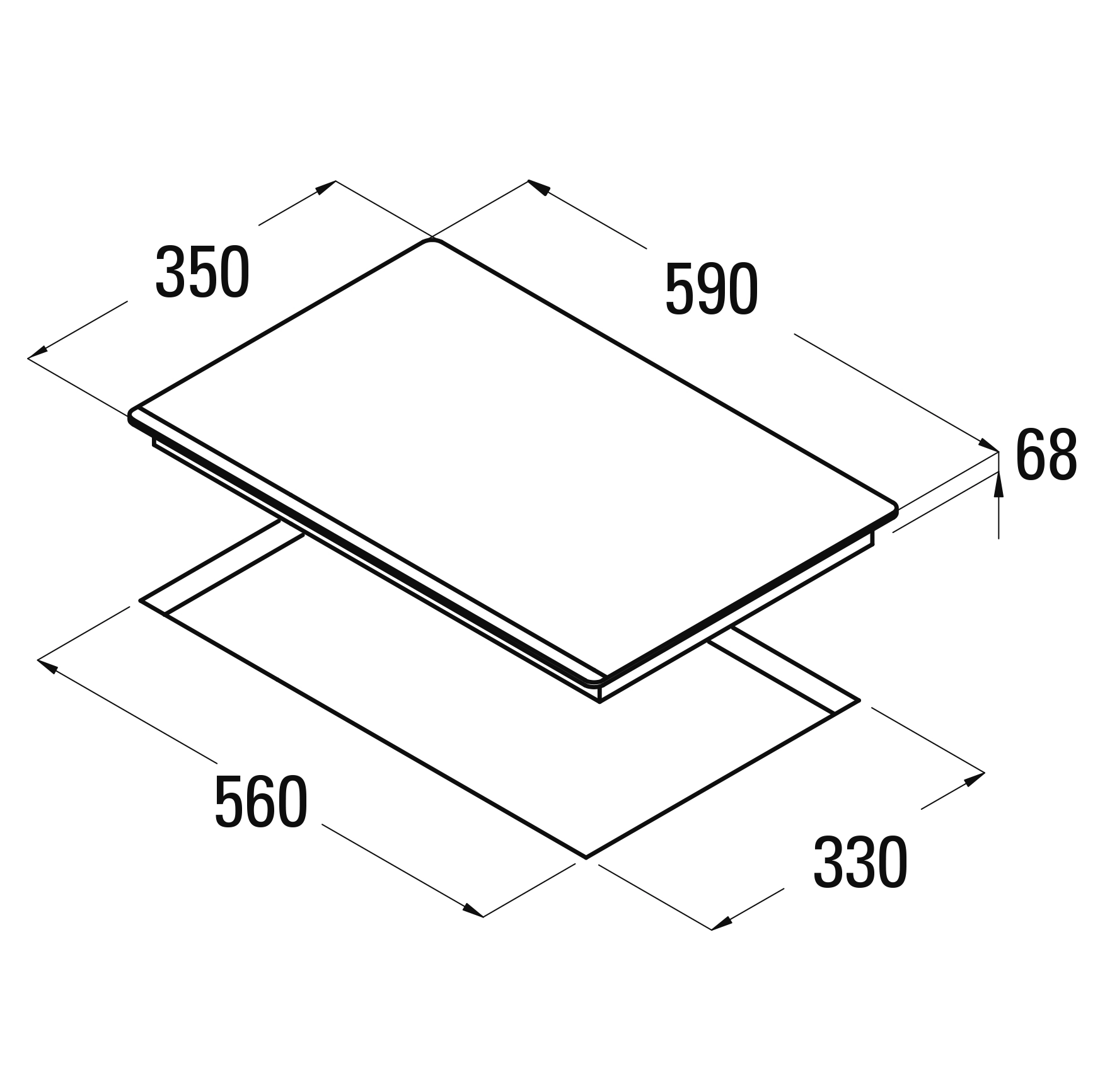 Варочная панель CATA IB 2 PLUS BK