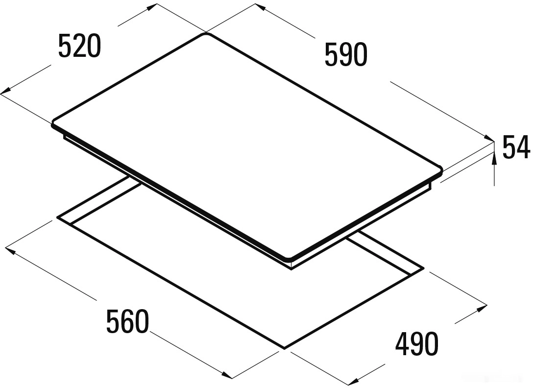 Варочная панель CATA IB 604 BK