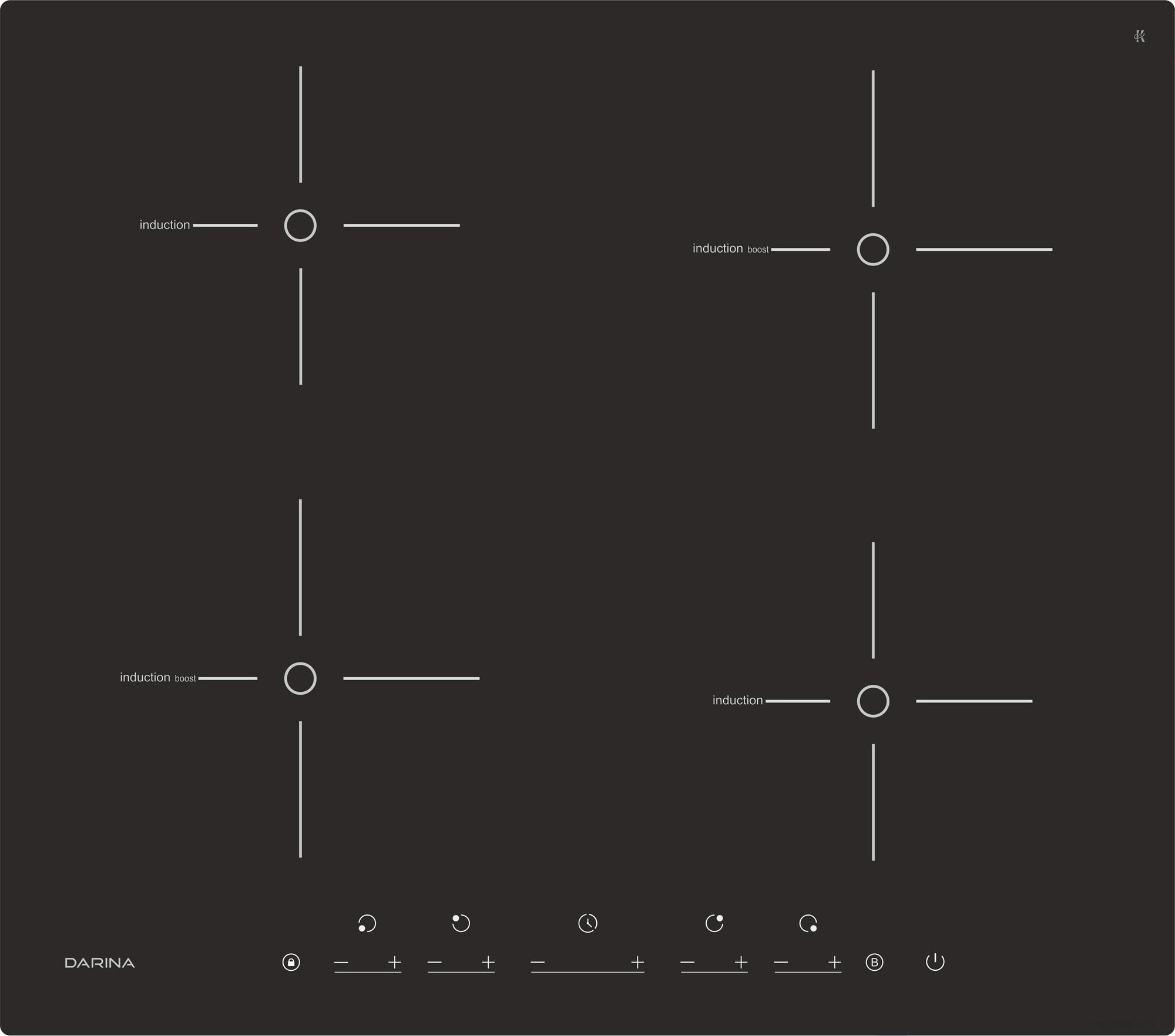 Варочная панель Darina PL EI305 B