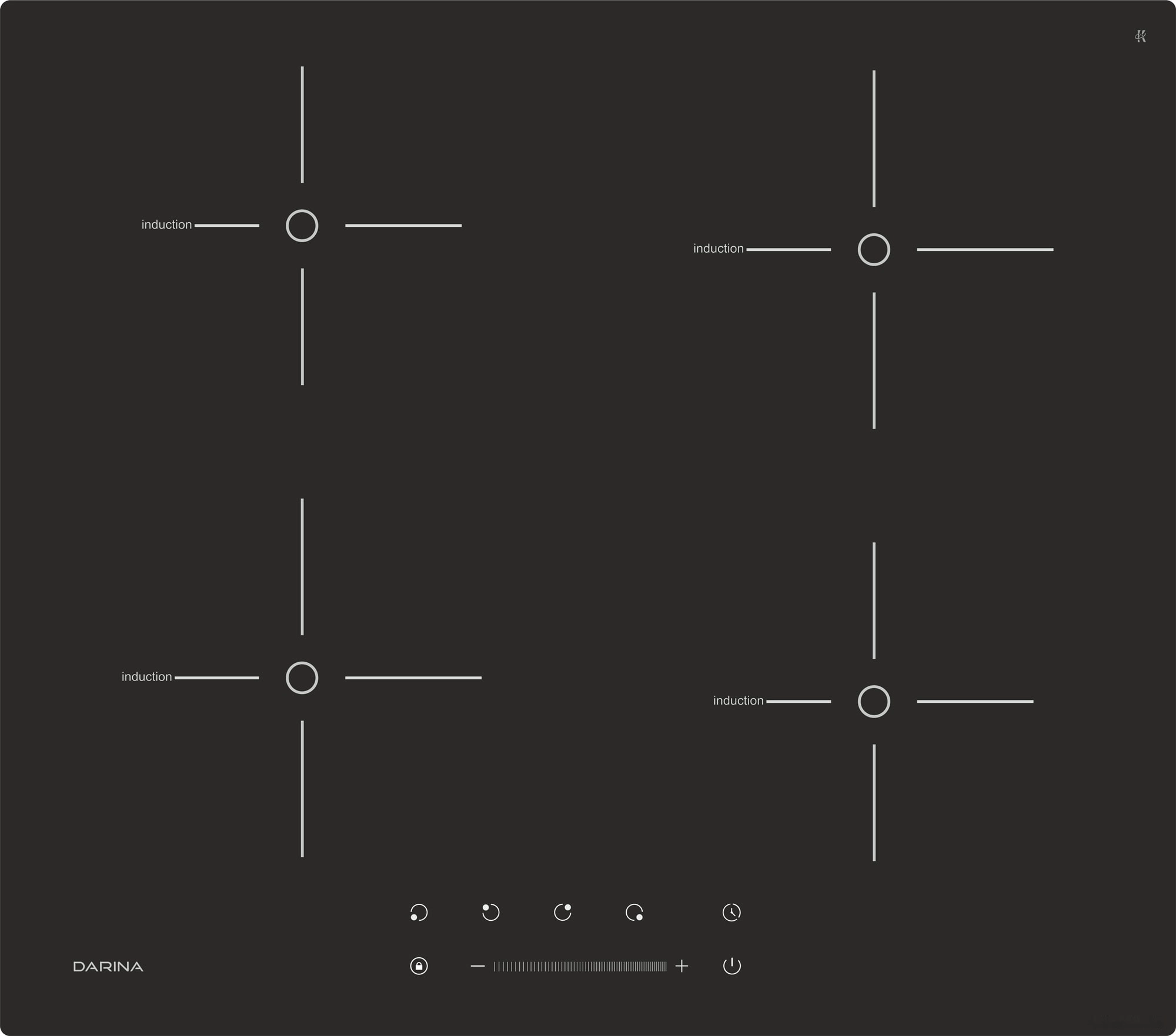 Варочная панель Darina PL EI313 B