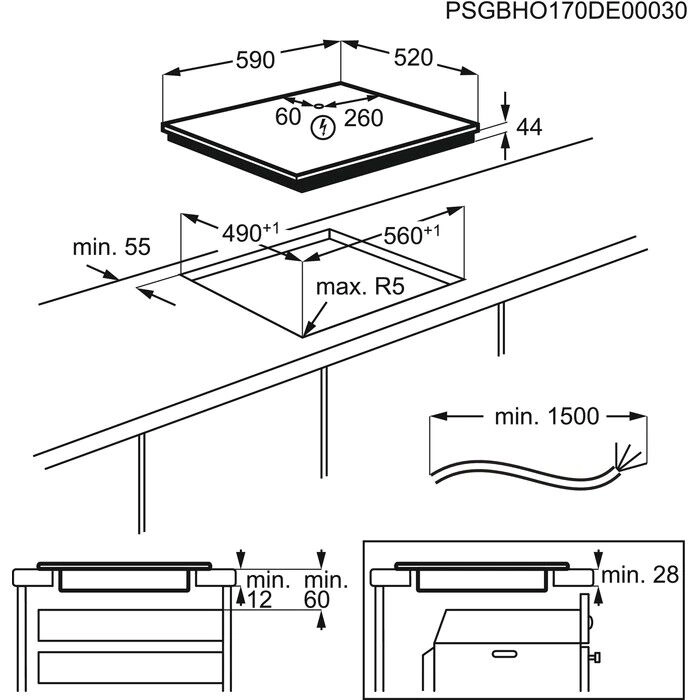 Варочная панель Electrolux CIL61443C