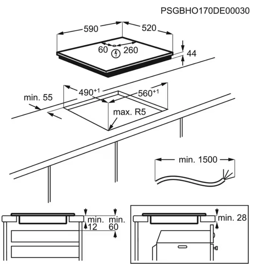 Варочная панель Electrolux EIP6446