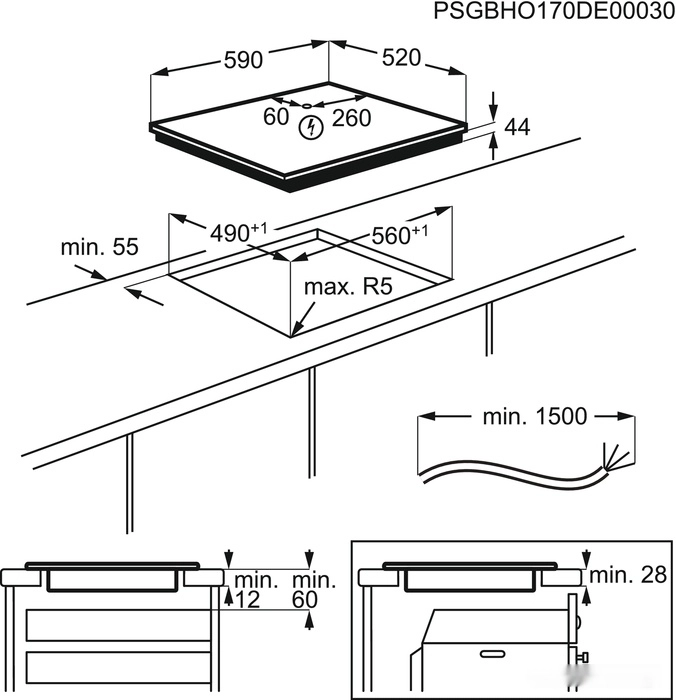 Варочная панель Electrolux EIS6134