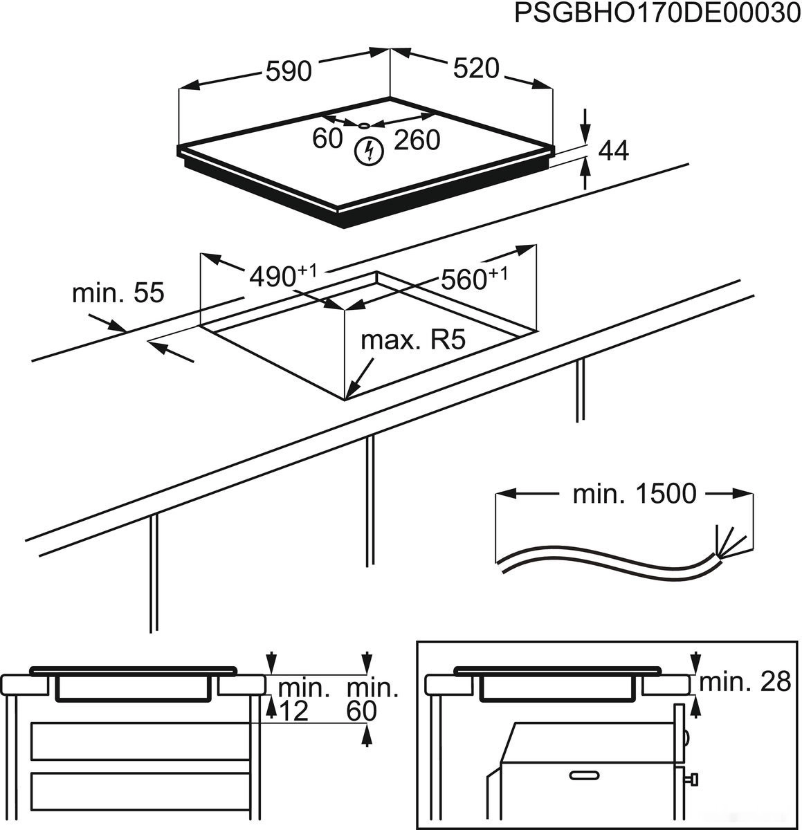 Варочная панель Electrolux EIT61443B