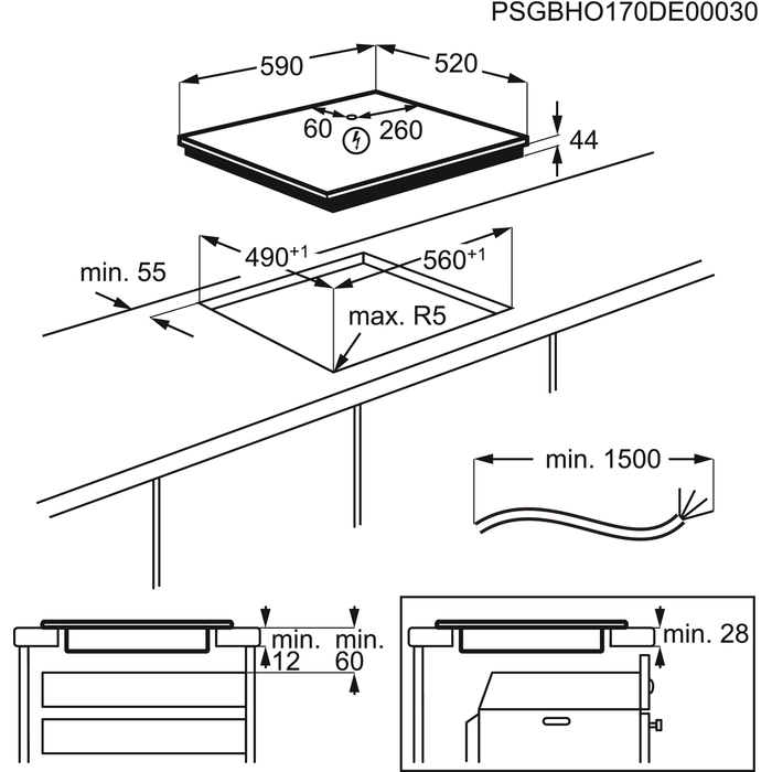 Варочная панель Electrolux IPE6492KF