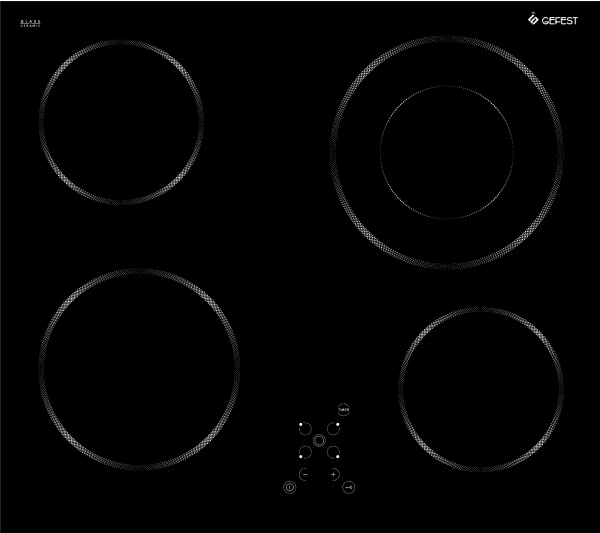 Варочная панель Gefest ПВЭ 4233 К10