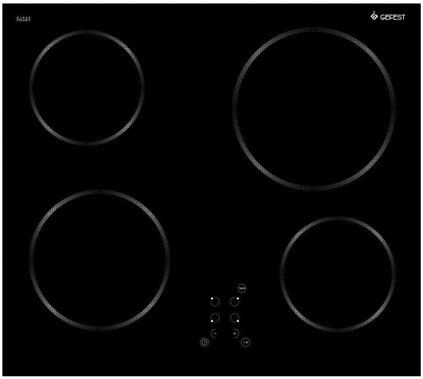 Варочная панель Gefest ПВЭ 4233 К11