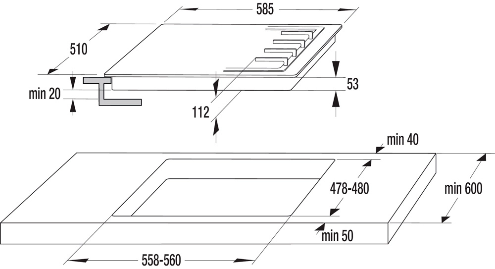 Варочная панель Gorenje GTW642SYW
