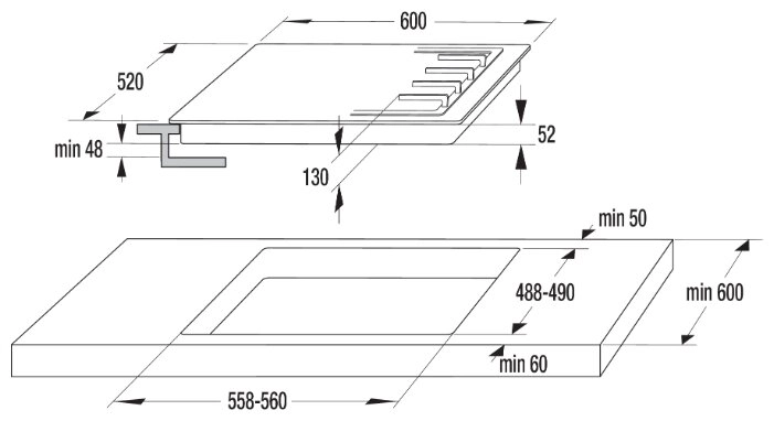 Варочная панель Gorenje GW 6D41 CLB