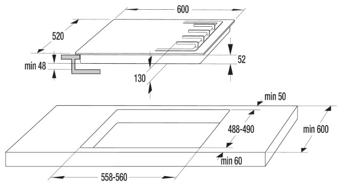 Варочная панель Gorenje GW 6D41 CLI