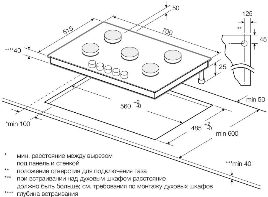 Варочная панель Graude GS 70.1 E