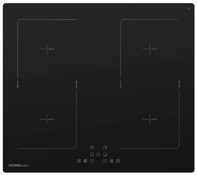 Варочная панель HOMSair HI64FLBK