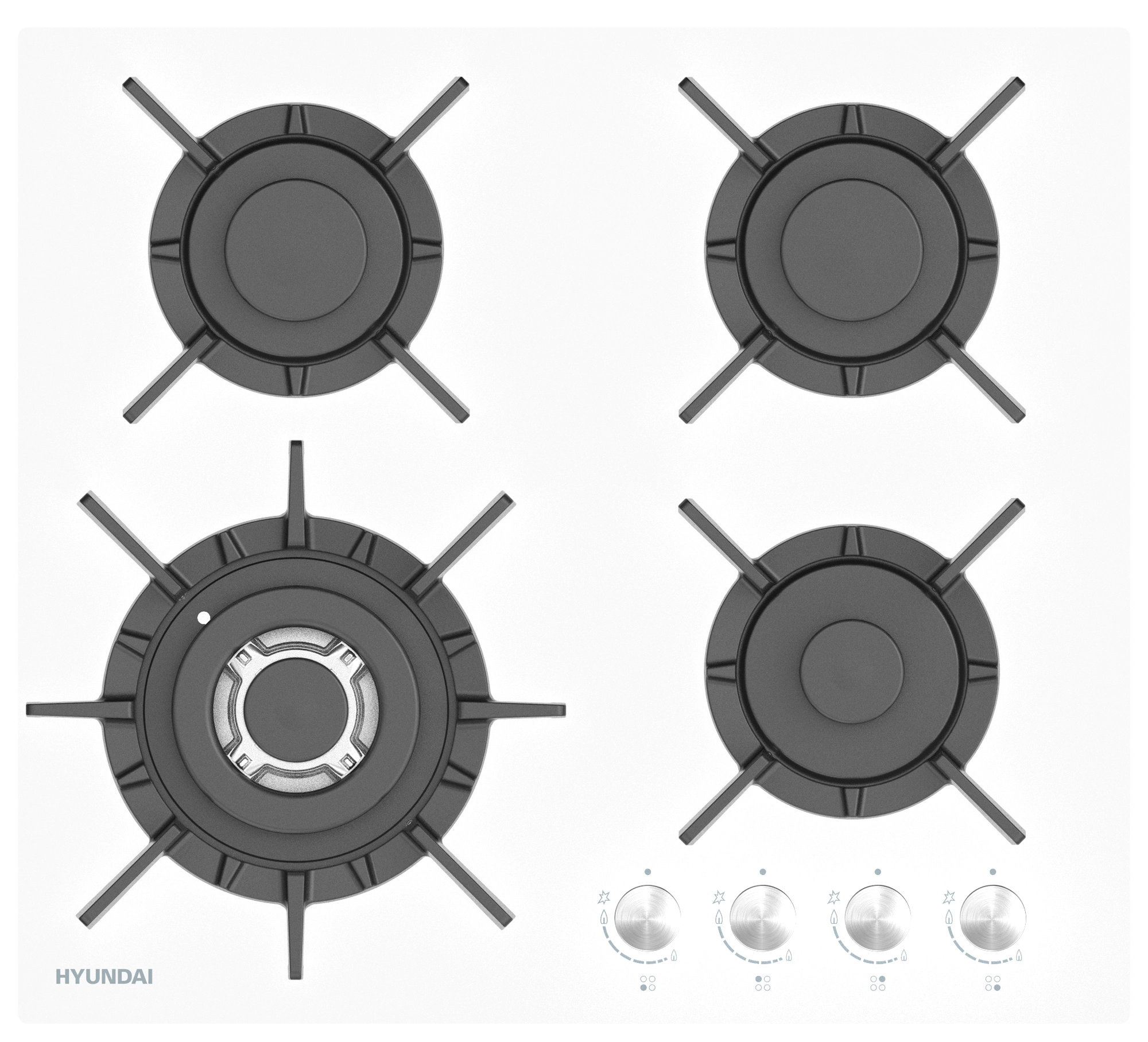Варочная панель Hyundai HHG 6437 WG