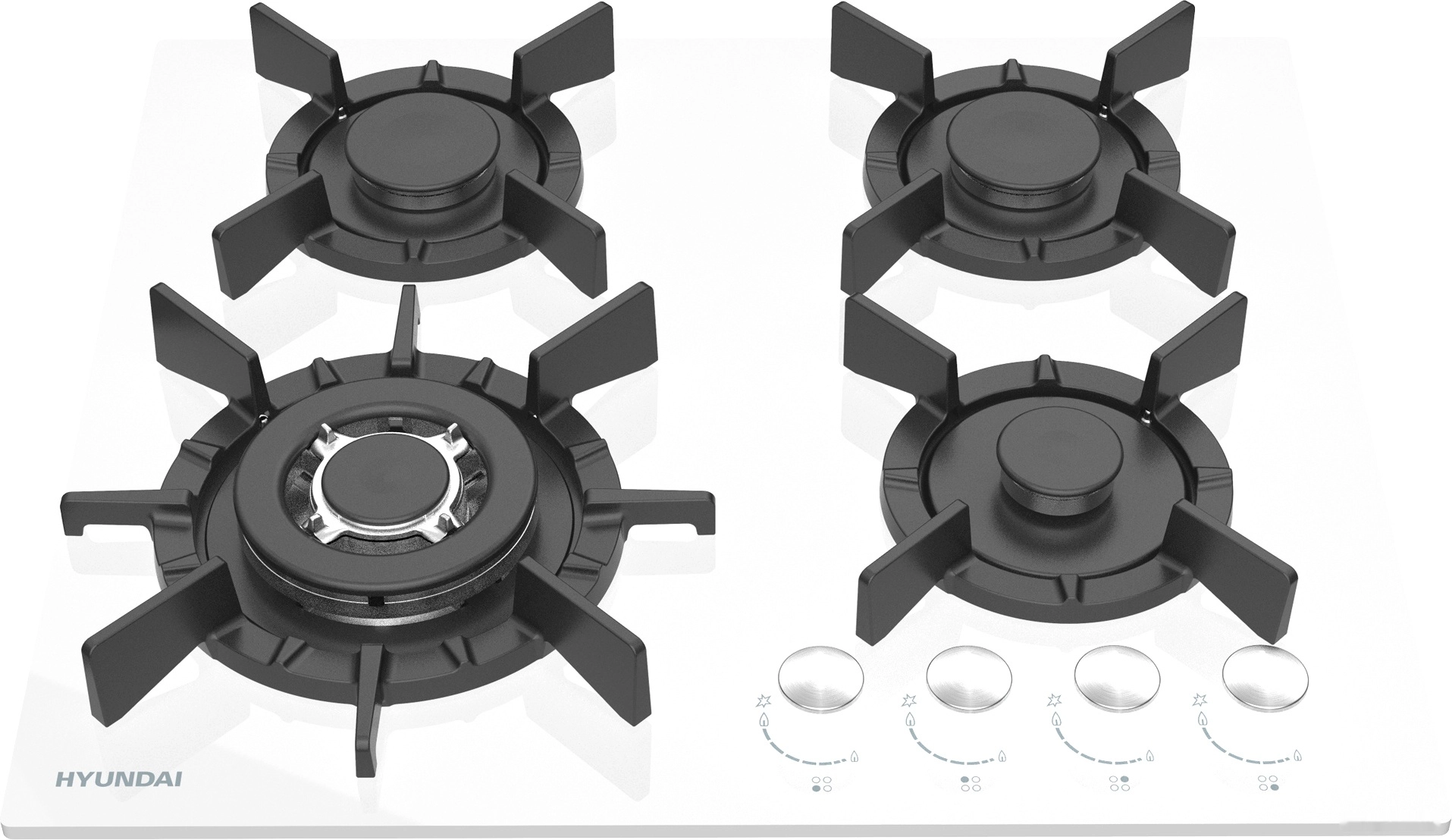 Варочная панель Hyundai HHG 6437 WG