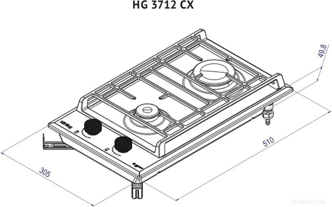 Варочная панель Korting HG 3712 CX