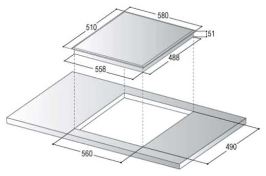 Варочная панель Korting HI 62022 B