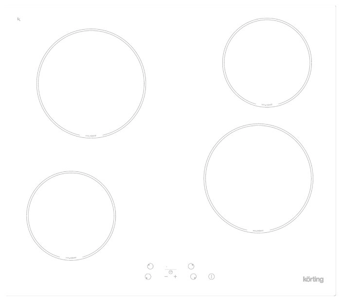 Варочная панель Korting HK 60001 BW
