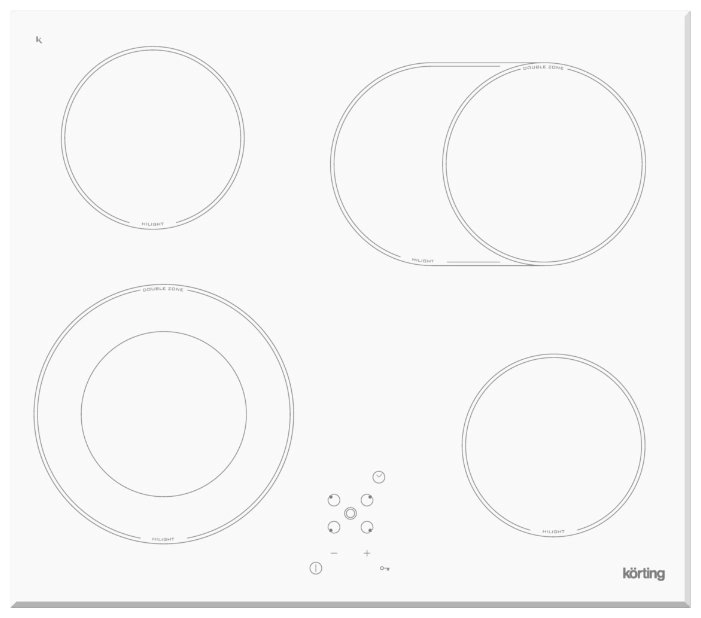 Варочная панель Korting HK 62051 BW