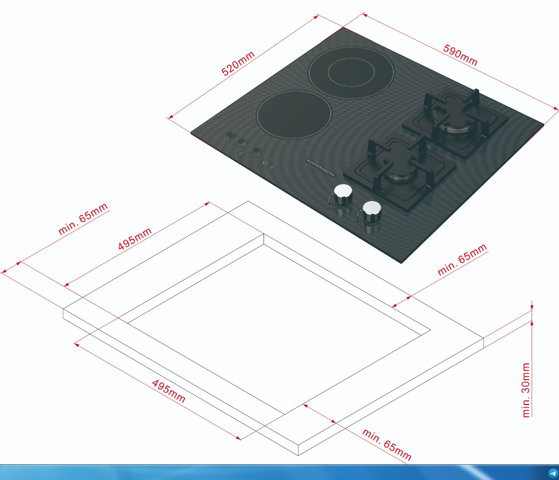 Варочная панель Kuppersberg EGS 600