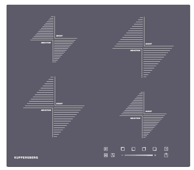 Варочная панель Kuppersberg ICS 604 GR