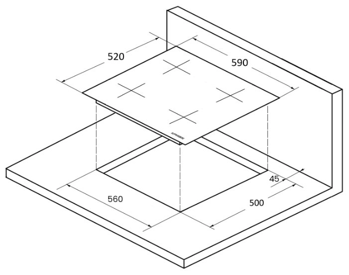 Варочная панель Kuppersberg ICS 604 GR