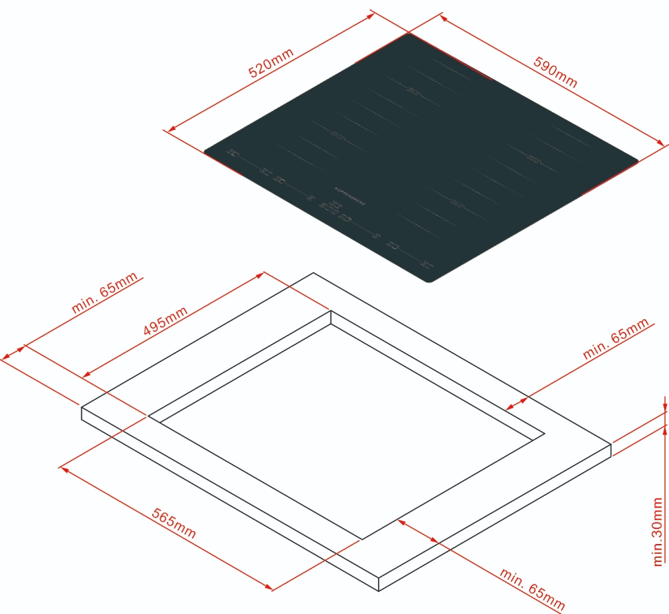 Варочная панель Kuppersberg ICS 645 F