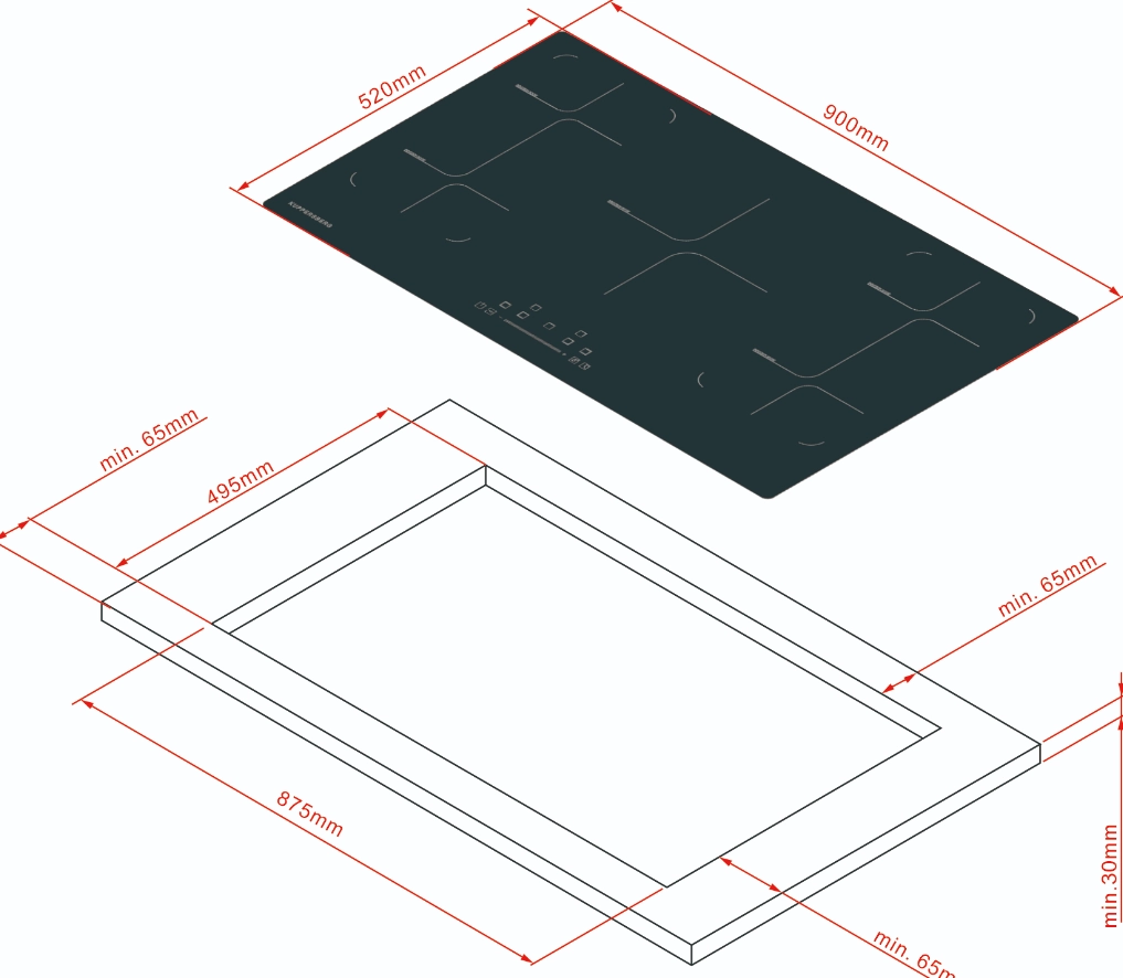 Варочная панель Kuppersberg ICS 905