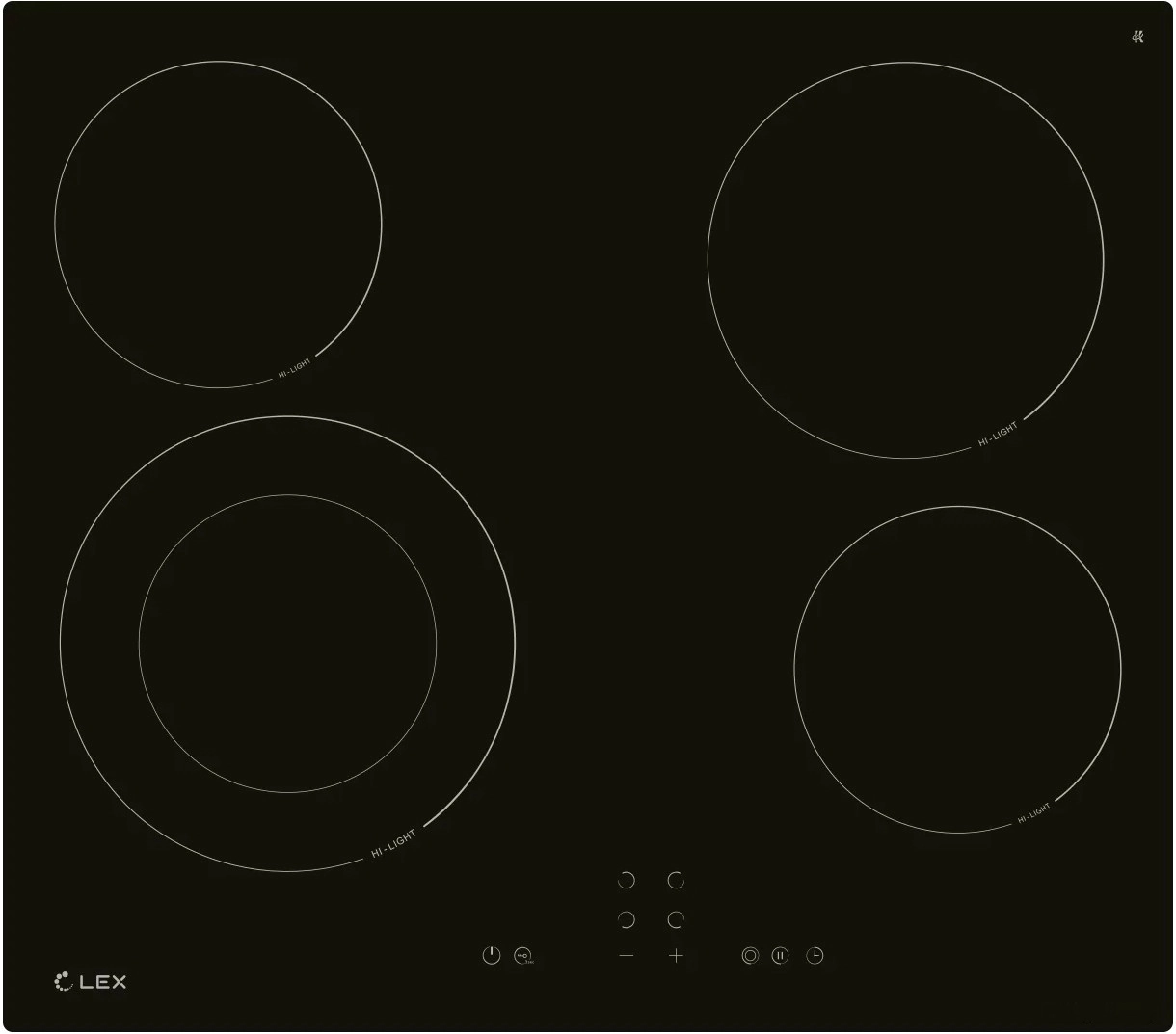 Варочная панель LEX EVH 641A BL