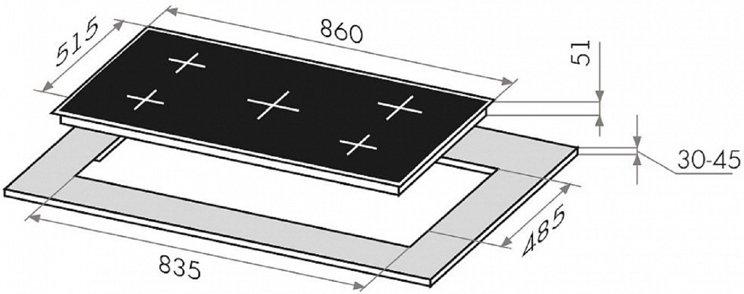 Варочная панель Maunfeld EGHS.95.33CS/G