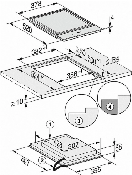 Варочная панель Miele CS 7632 FL