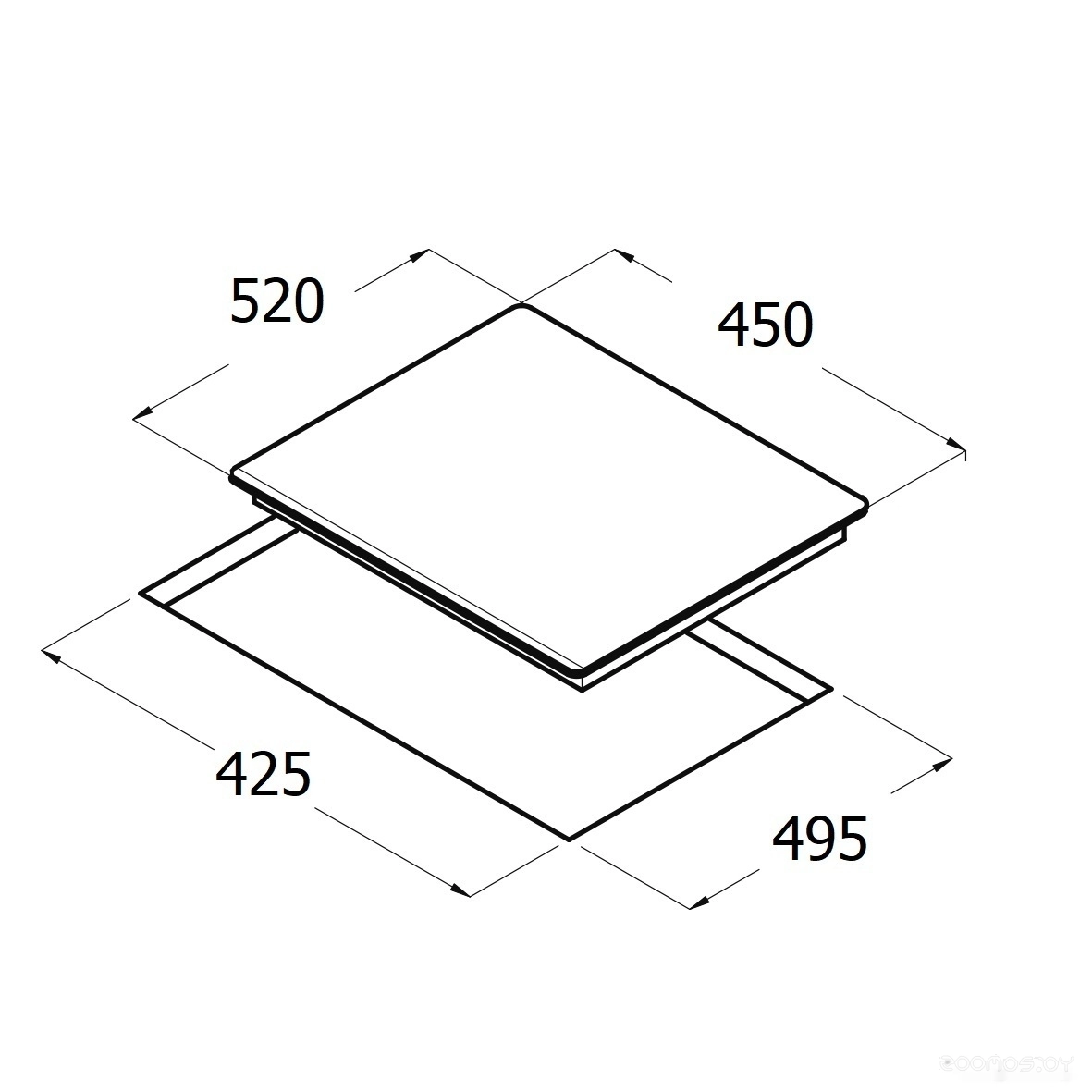 Варочная панель Schtoff H4502P05IS белое стекло