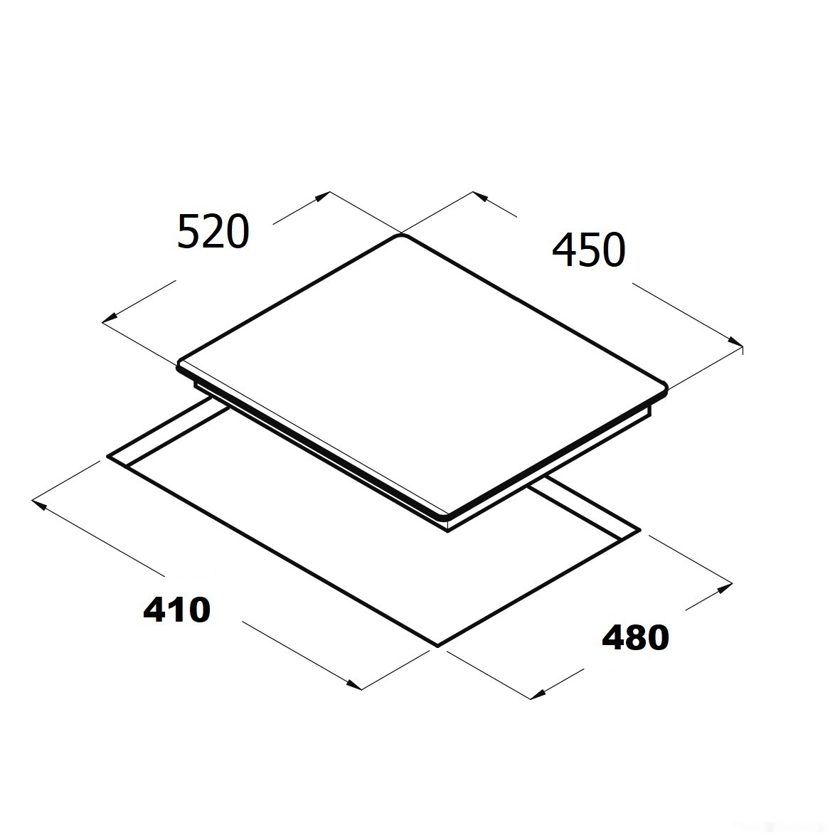 Варочная панель Schtoff H4502P05IS черное стекло