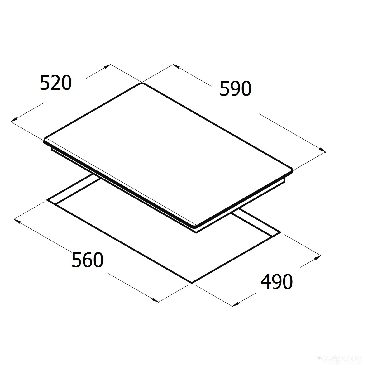 Варочная панель Schtoff H6026P13IS белое стекло