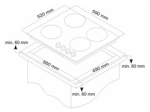 Варочная панель Simfer H60I19B021