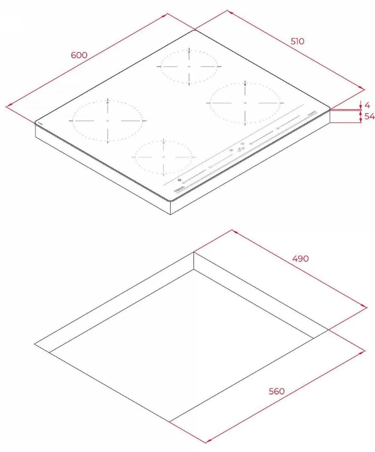 Варочная панель Teka IBC 64010 BK MSS