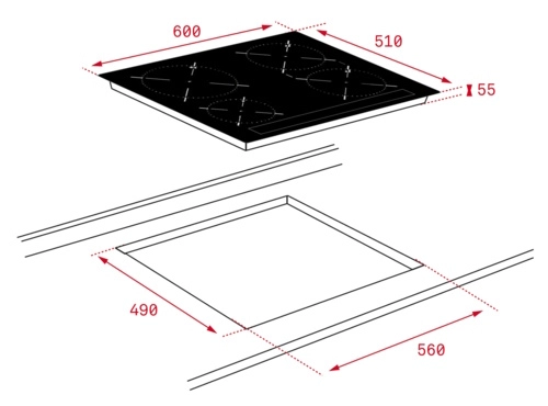 Варочная панель Teka IZ 6420 STONE GREY