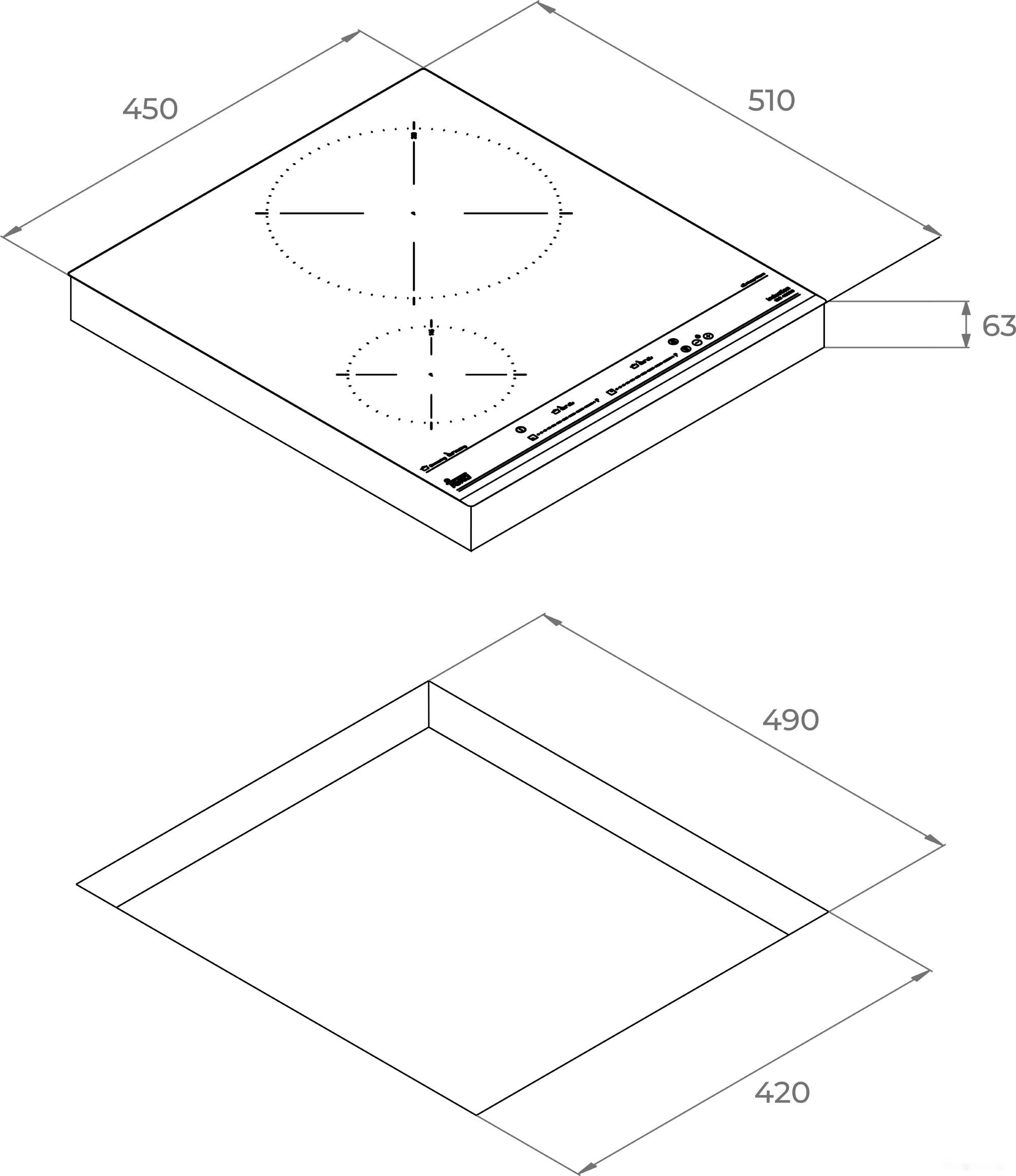 Варочная панель Teka IZC 42300 DMS (черный)