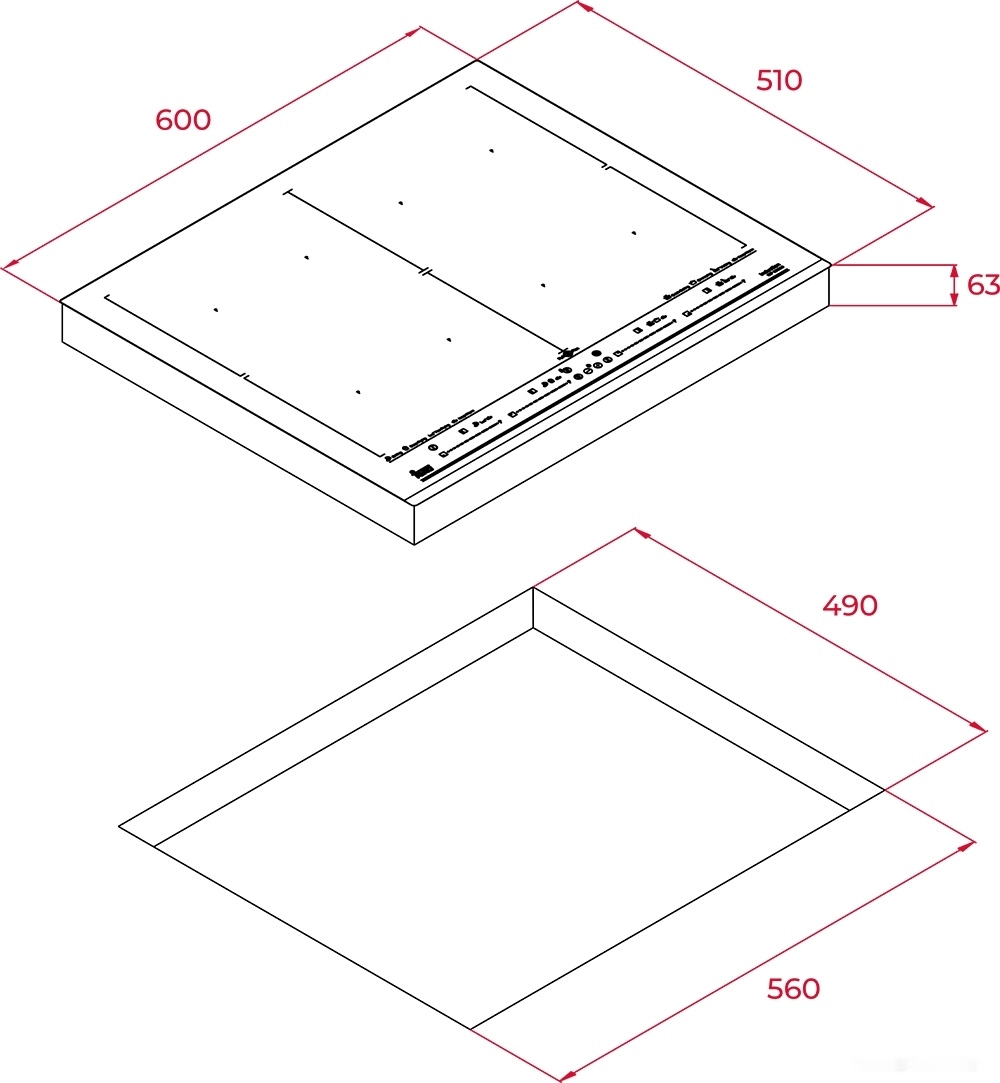 Варочная панель Teka IZF 68600