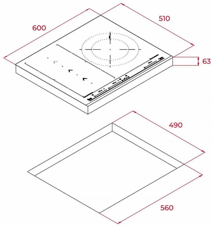 Варочная панель Teka IZS 65600 MSP (черный)