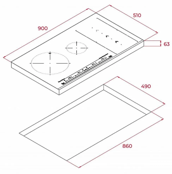 Варочная панель Teka IZS 96600 MSP