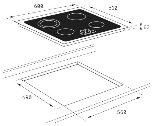 Варочная панель Teka TB 6415