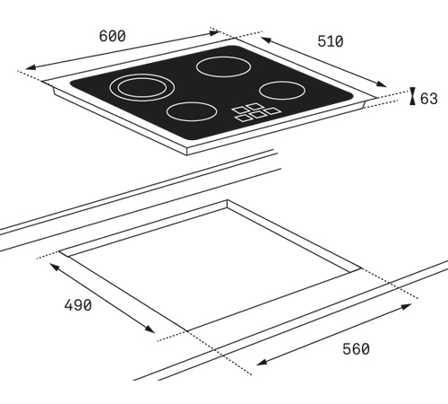 Варочная панель Teka TZ 6415